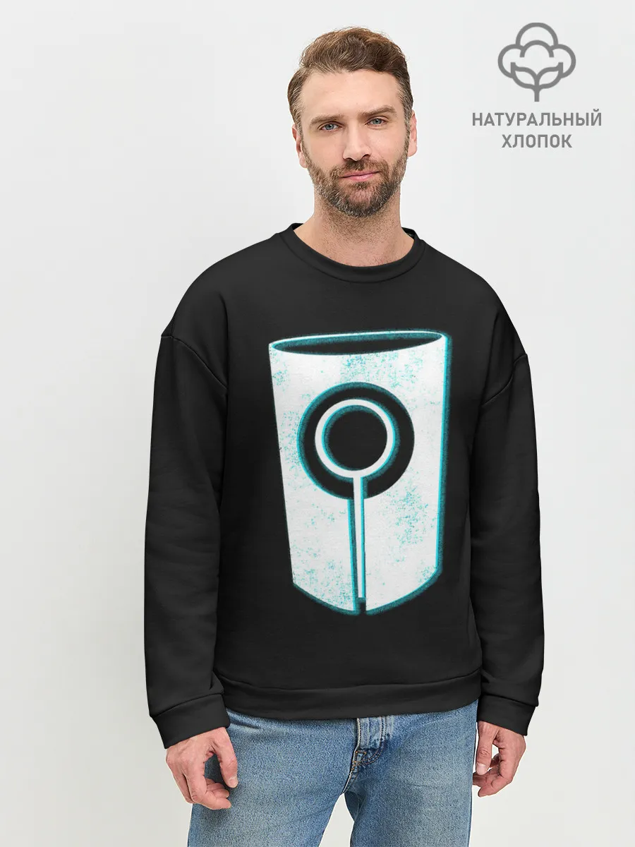 Мужской свитшот базовый / Новые знания