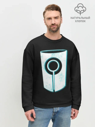 Мужской свитшот базовый / Новые знания