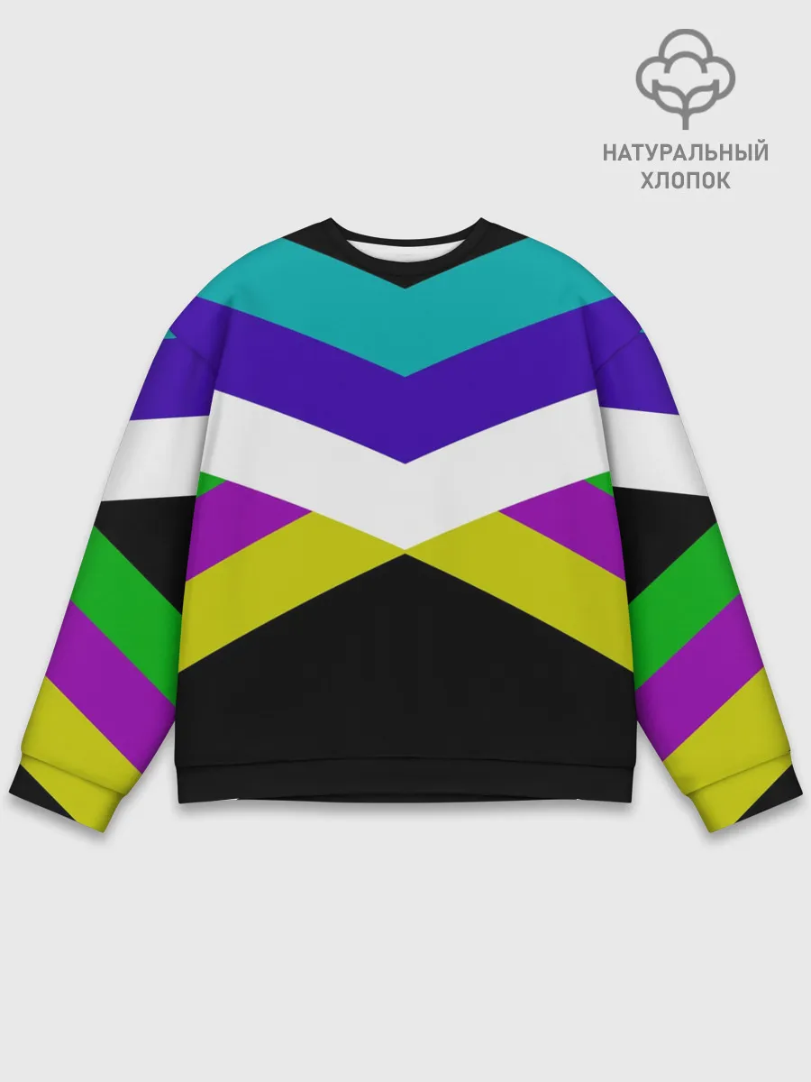 Мужской свитшот базовый / Полосы