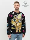 Мужской свитшот базовый / Котик