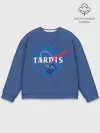 Мужской свитшот базовый / Тардис в космосе
