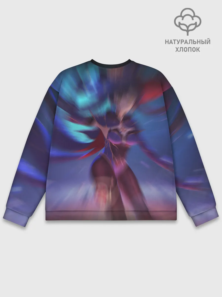 Мужской свитшот базовый / Mona | Genshin Impact | Геншин Импакт