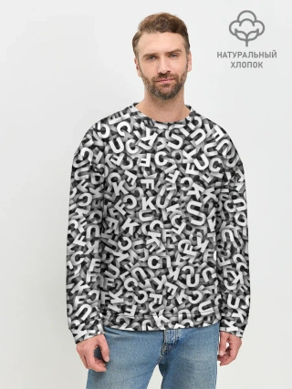 Мужской свитшот базовый / Буквы UKFC