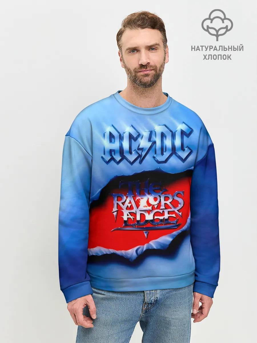 Мужской свитшот базовый / AC/DC - The Razor’s Edge