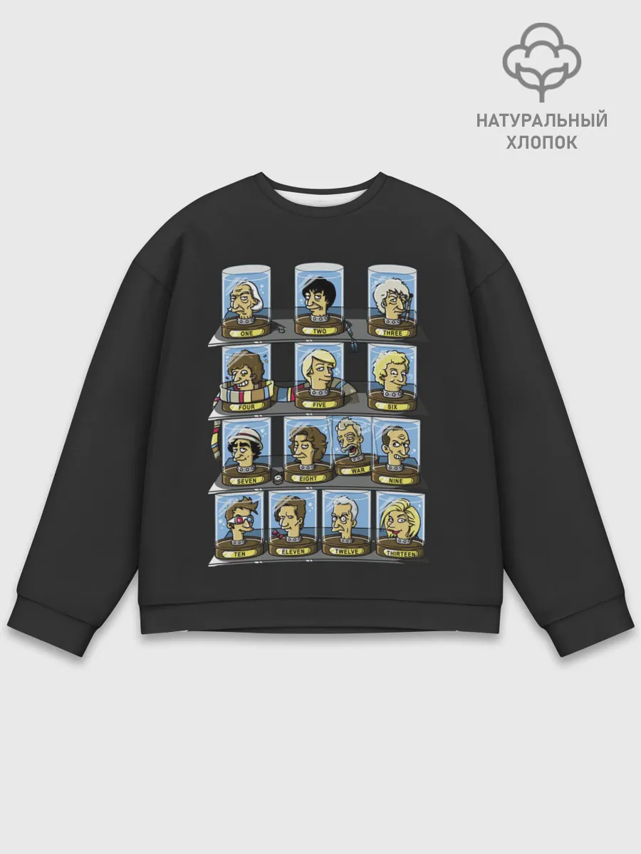 Мужской свитшот базовый / 12 Докторов