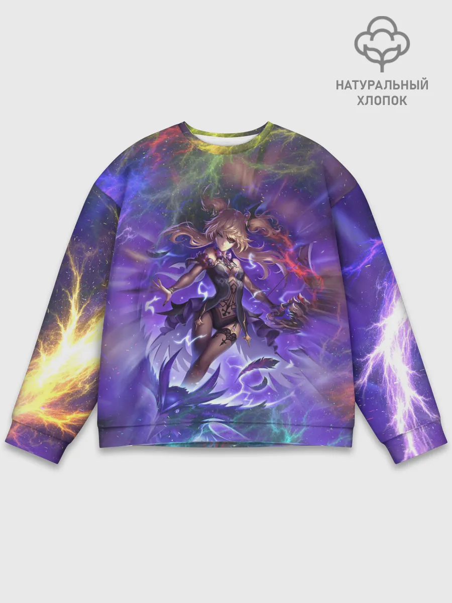 Мужской свитшот базовый / Ифрит | Геншин Импакт