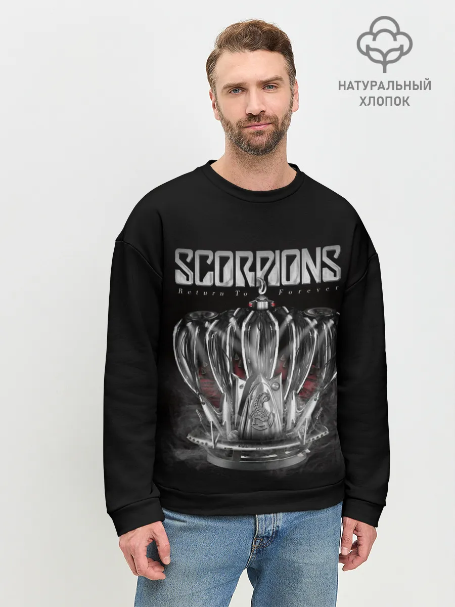 Мужской свитшот базовый / SCORPIONS