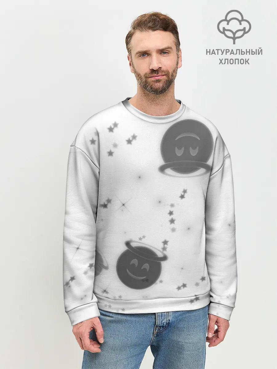 Мужской свитшот базовый / Смайл