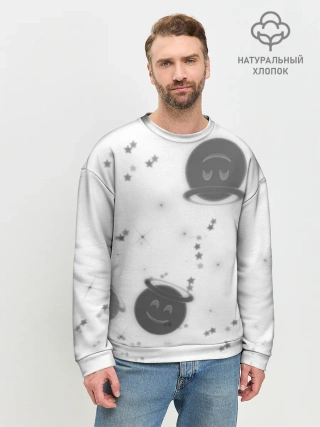 Мужской свитшот базовый / Смайл