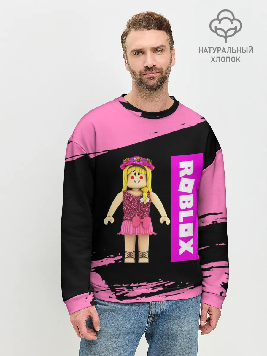 Мужской свитшот базовый / BARBIE | ROBLOX | РОБЛОКС