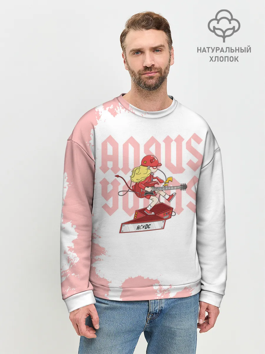 Мужской свитшот базовый / Angus Young AC/DC