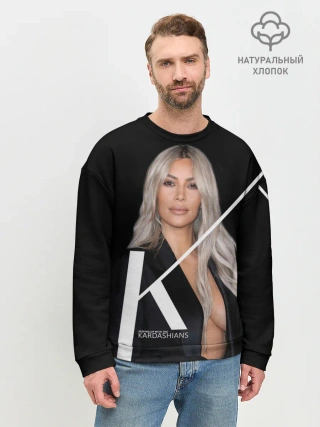 Мужской свитшот базовый / Ким Кардашьян