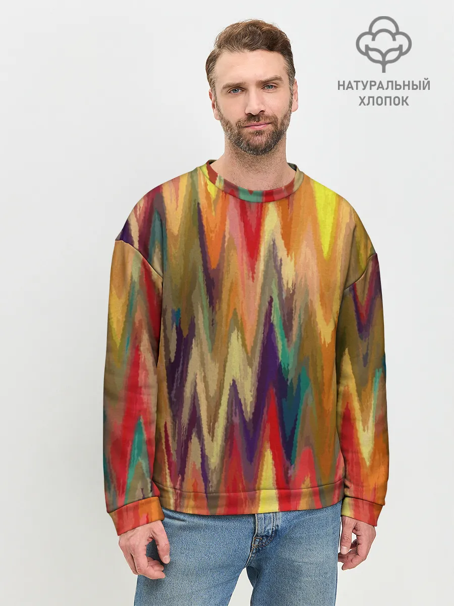 Мужской свитшот базовый / Секрет иката