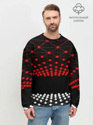 Мужской свитшот базовый / Абстракция