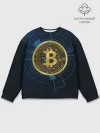 Мужской свитшот базовый / BITCOIN ВАЛЮТА