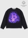 Мужской свитшот базовый / BITCOIN IN HAND | БИТКОИН