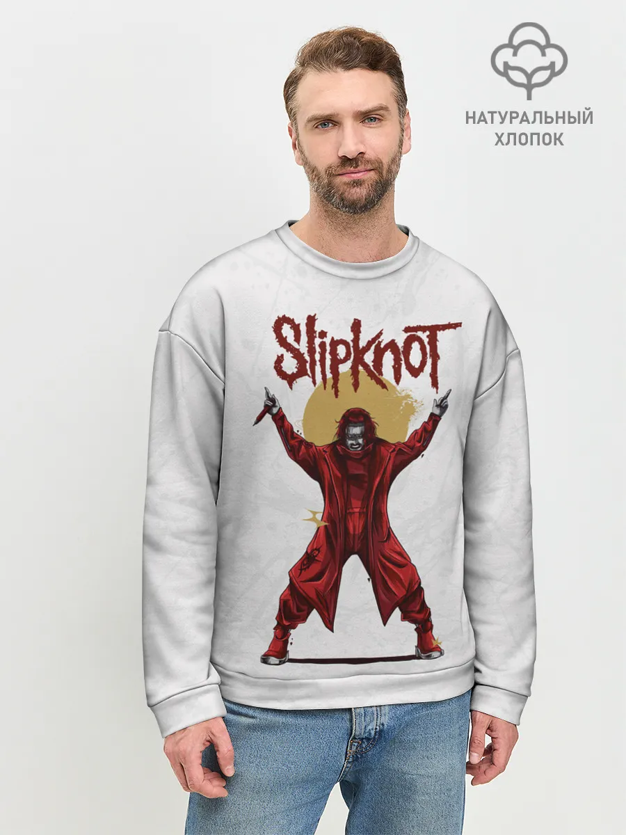 Мужской свитшот базовый / COREY TAYLOR | SLIPKNOT | СЛИПКНОТ