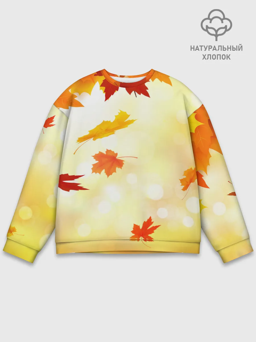 Мужской свитшот базовый / ПАДАЮЩИЙ КЛЕН | ОСЕННЯЯ