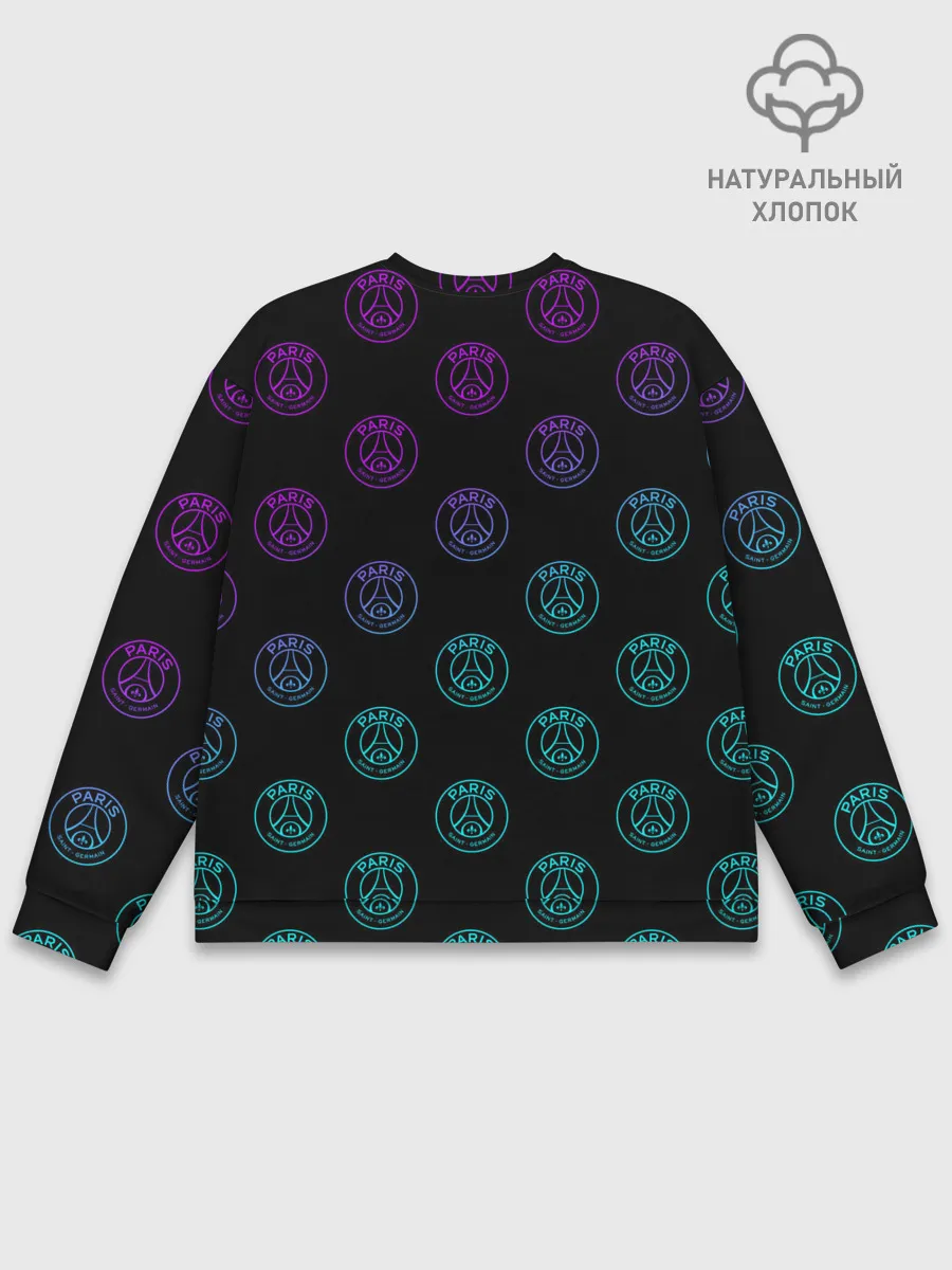 Мужской свитшот базовый / PSG NEON | ПСЖ НЕОН
