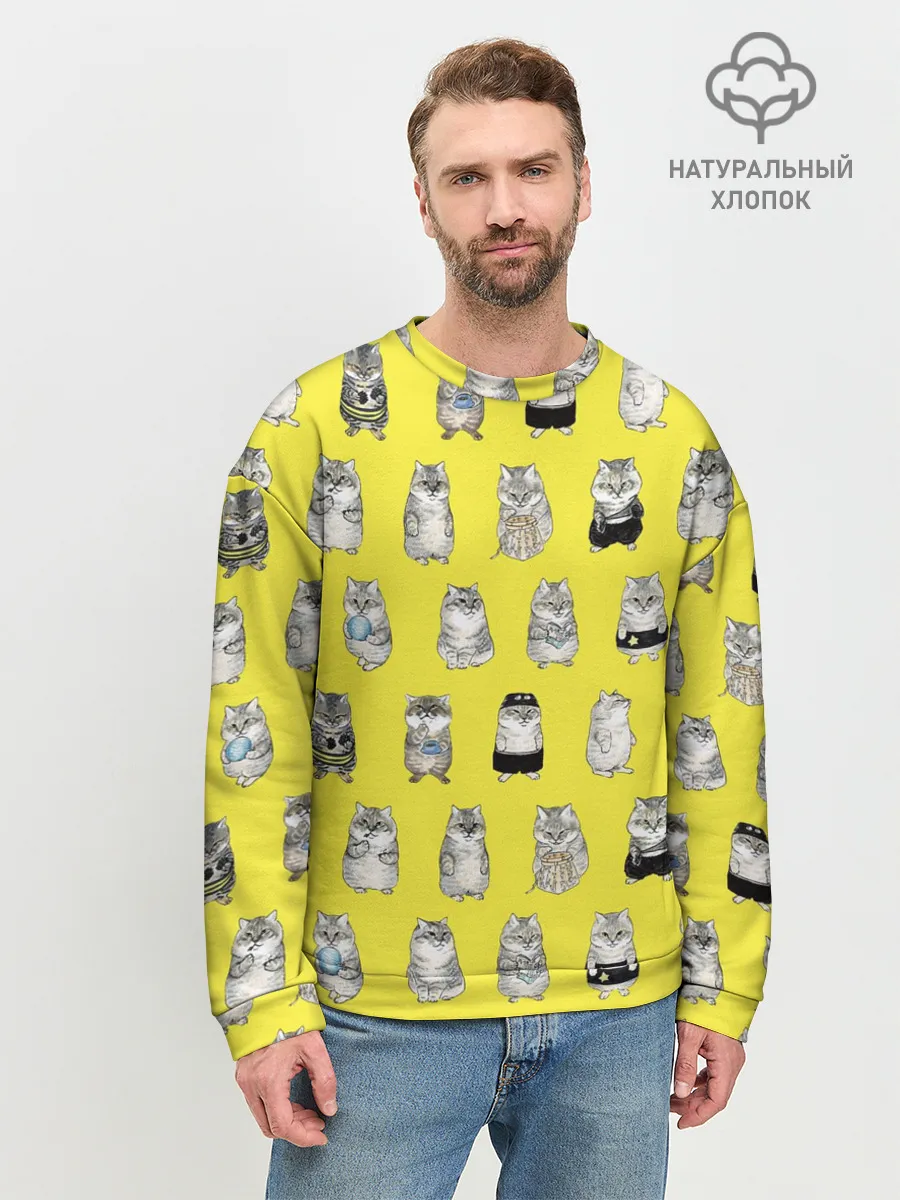 Мужской свитшот базовый / Я, Цусима