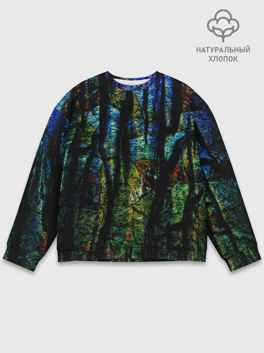 Мужской свитшот базовый / Разноцветная гора
