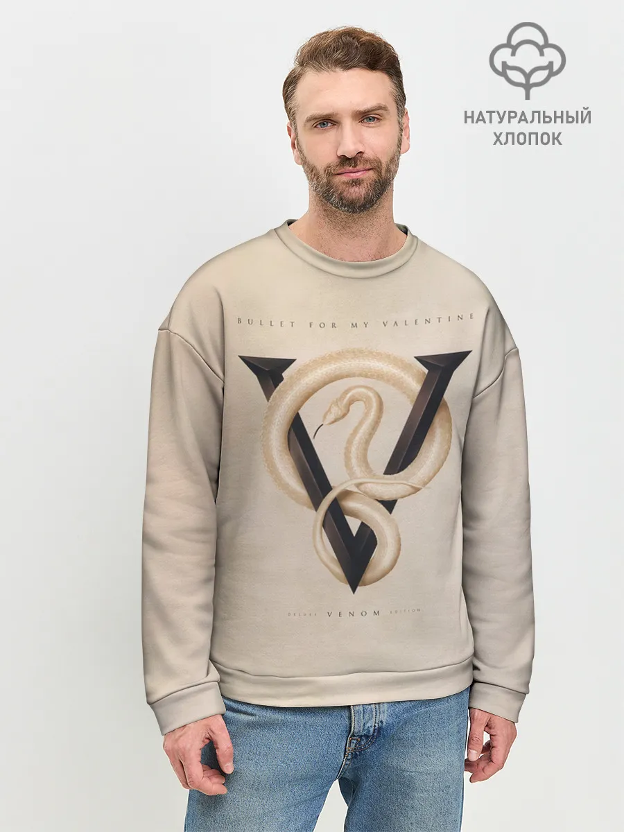 Мужской свитшот базовый / Venom - Bullet For My Valentine