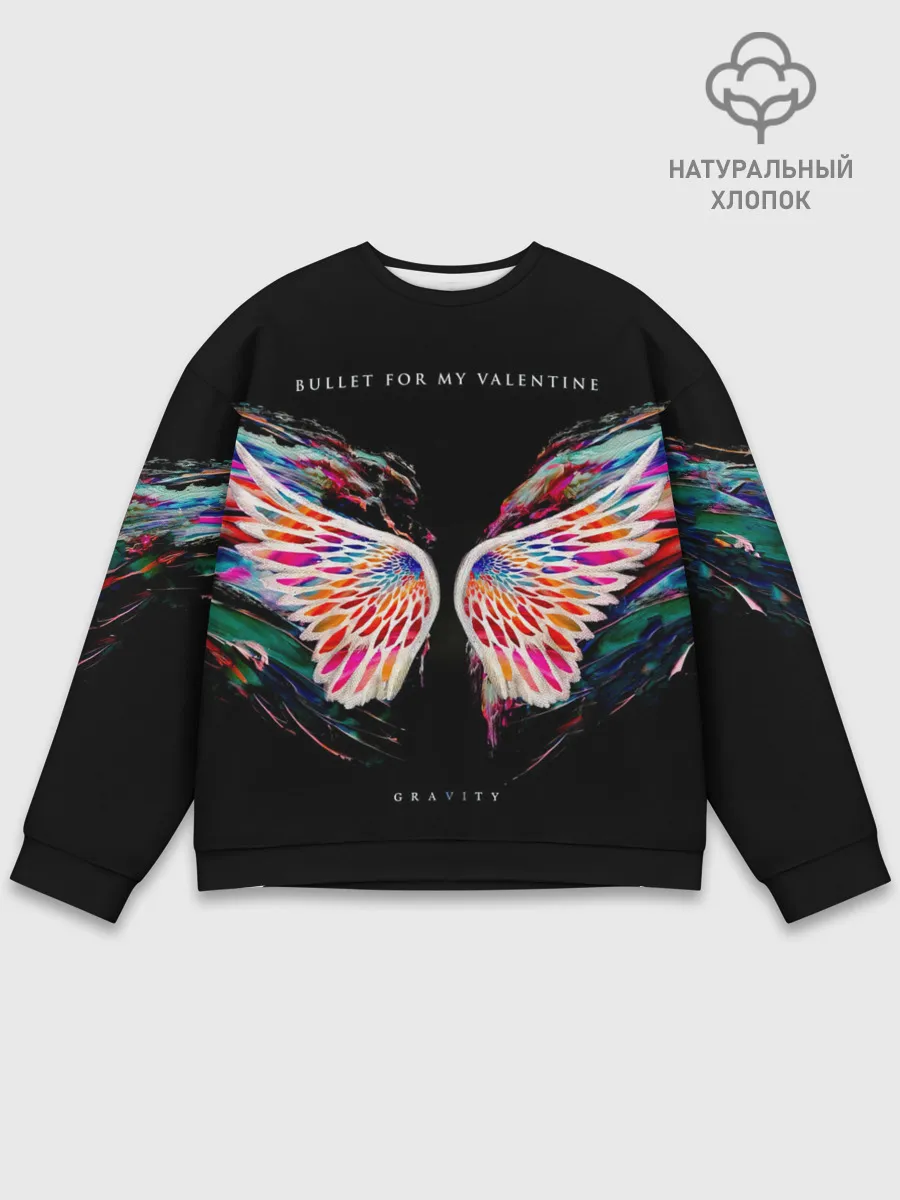 Мужской свитшот базовый / Gravity - Bullet For My Valentine
