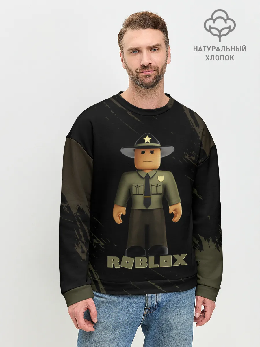 Мужской свитшот базовый / ШЕРИФ | РОБЛОКС