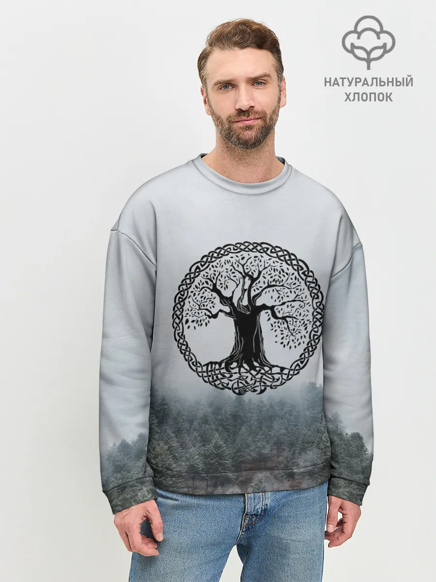 Мужской свитшот базовый / Иггдрасиль | Yggdrasil