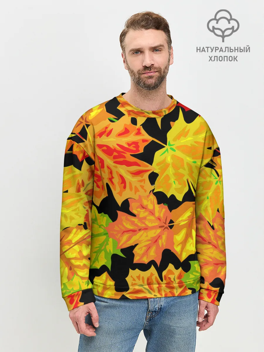 Мужской свитшот базовый / LEAF FALL / AUTUMN