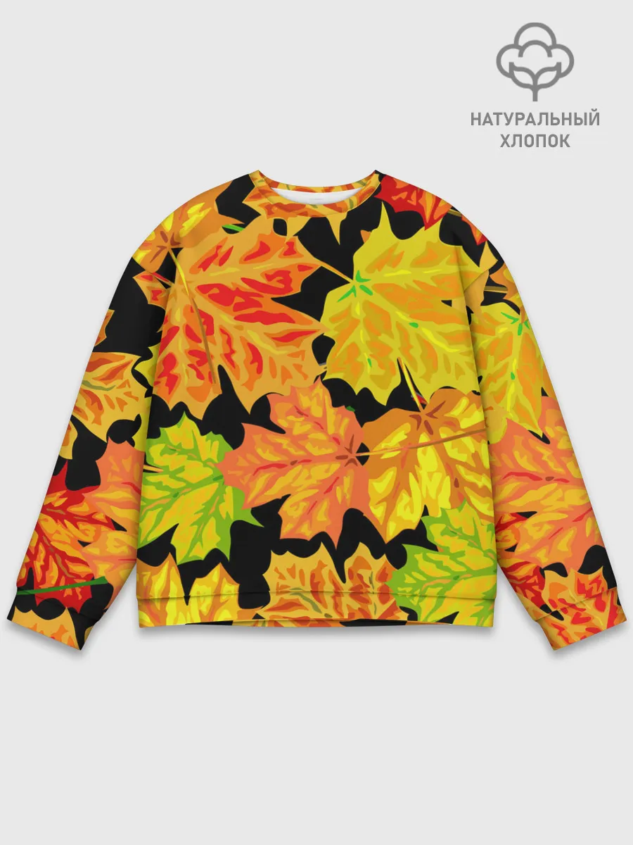 Мужской свитшот базовый / LEAF FALL / AUTUMN