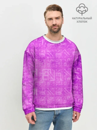 Мужской свитшот базовый / FORTNITE PINK | ФОРТНАЙТ