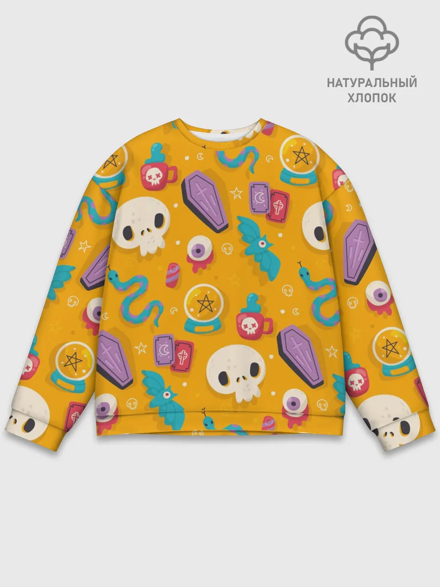 Мужской свитшот базовый / Весенний Хэллоуин