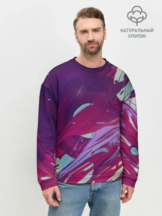 Мужской свитшот базовый / Мощный градиент