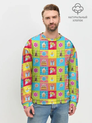 Мужской свитшот базовый / День Рождения