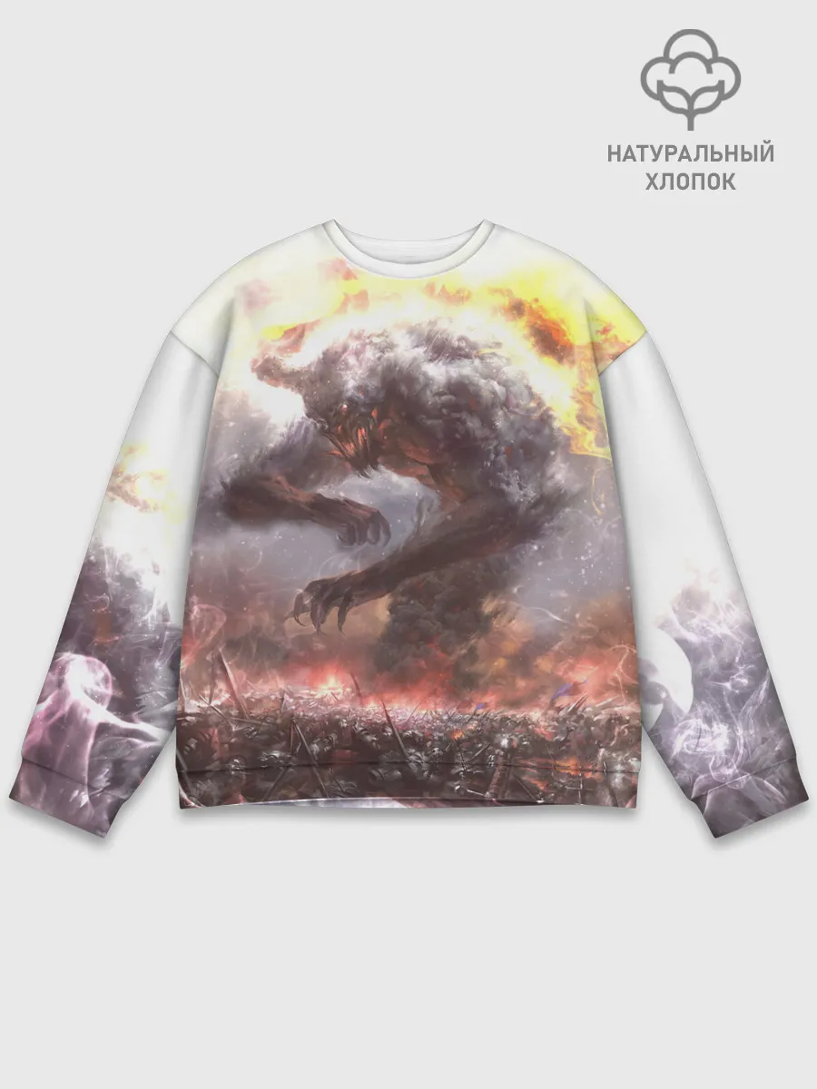 Мужской свитшот базовый / Демон Войны | The Demon of War