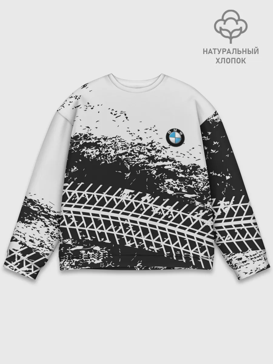 Мужской свитшот базовый / СЛЕД БМВ | BMW