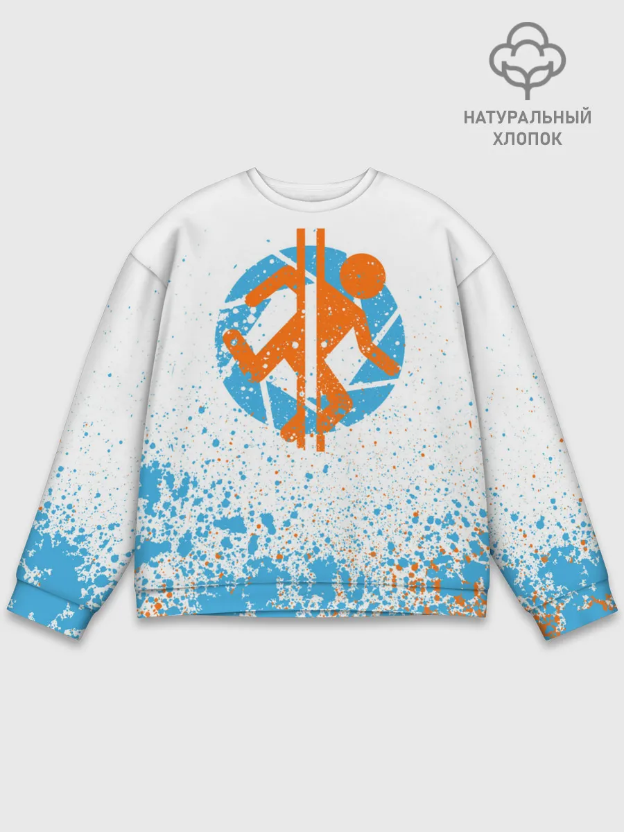 Мужской свитшот базовый / PORTAL 2