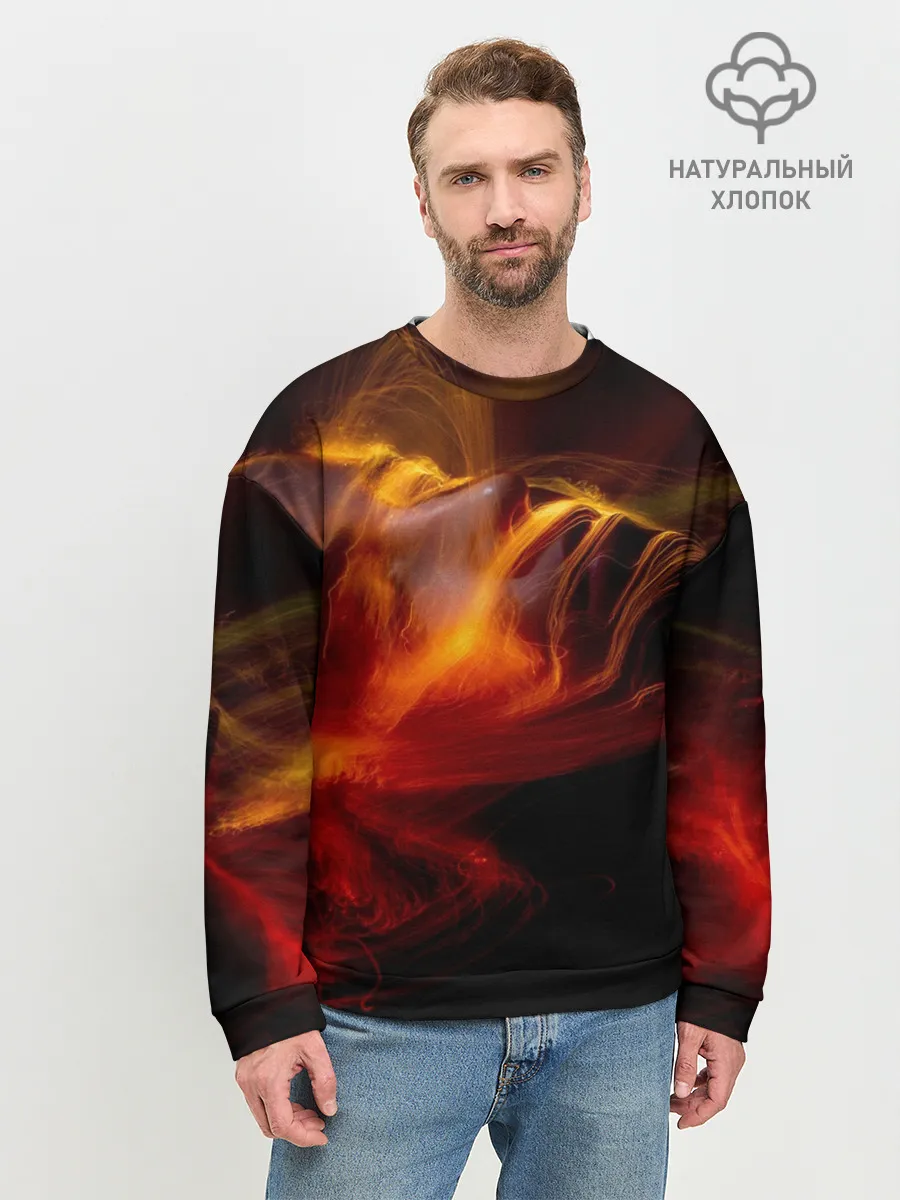 Мужской свитшот базовый / Fire Girl