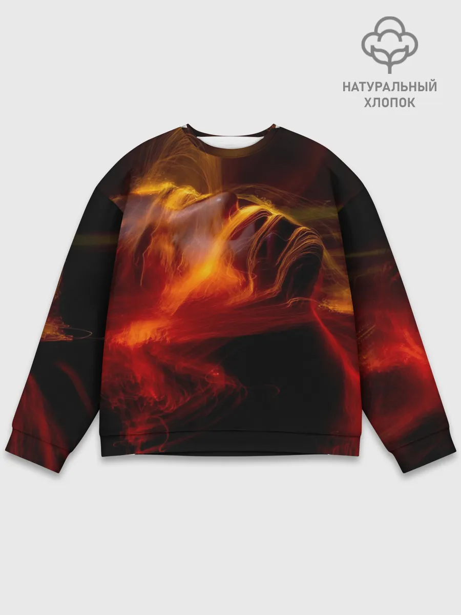 Мужской свитшот базовый / Fire Girl