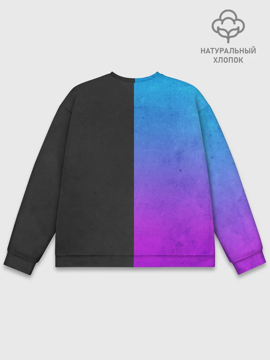 Мужской свитшот базовый / Gradient emoji