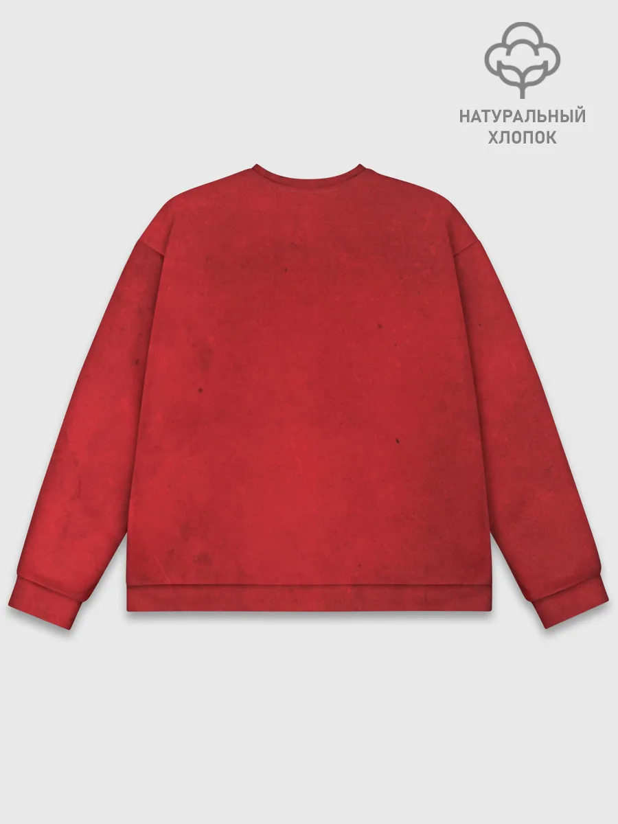 Мужской свитшот базовый / Red Evil Smile