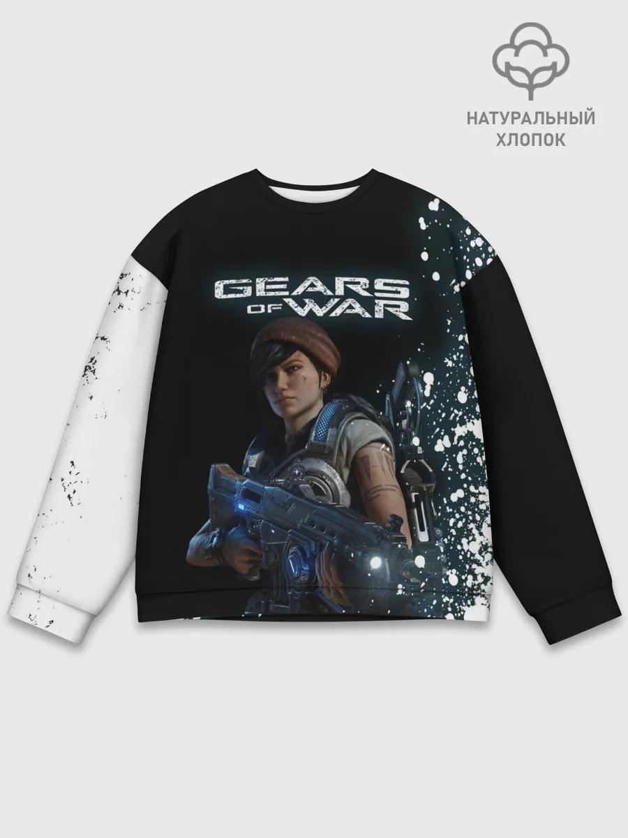 Мужской свитшот базовый / GEARS OF WAR | ШЕСТЕРЕНКИ