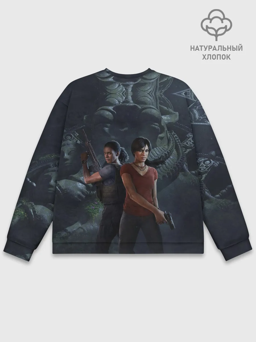 Мужской свитшот базовый / Uncharted The Lost Legacy