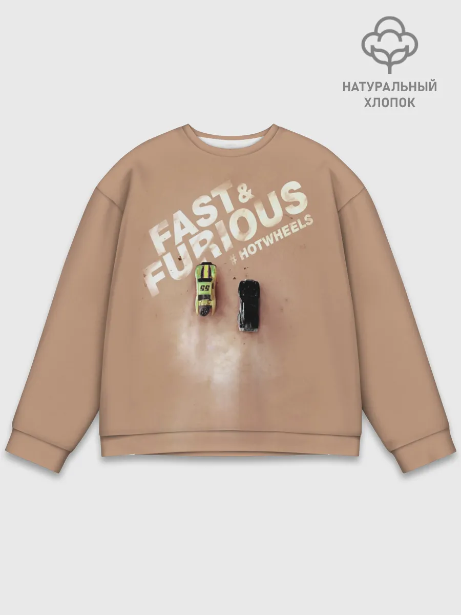 Мужской свитшот базовый / Hot Wheels. Хот Вилс