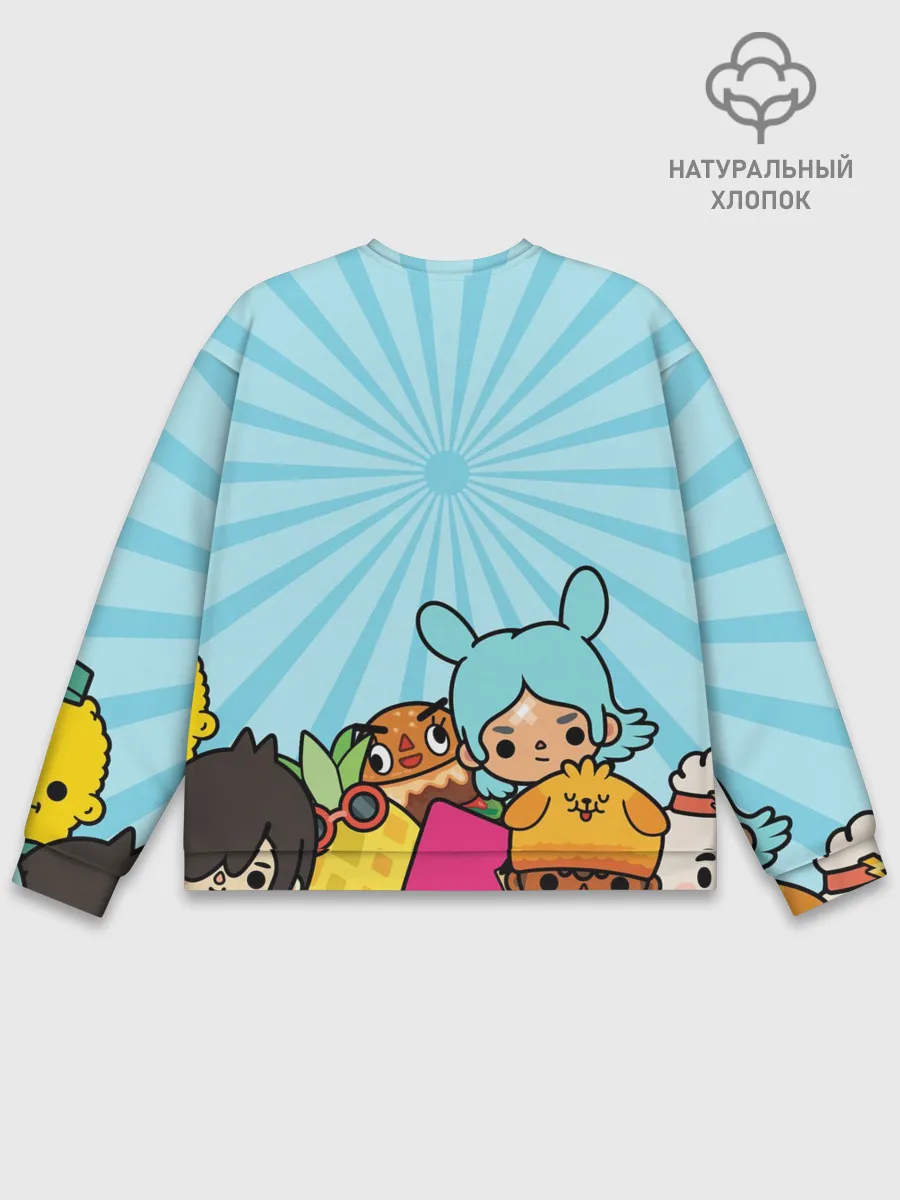 Мужской свитшот базовый / Toca boca life