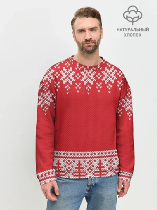 Мужской свитшот базовый / Зимний лес