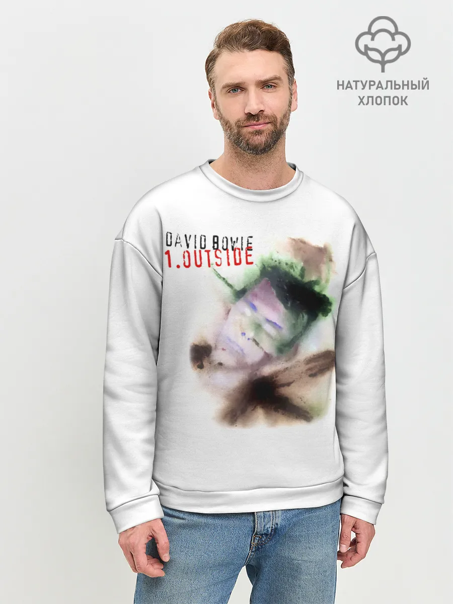 Мужской свитшот базовый / Outside - David Bowie