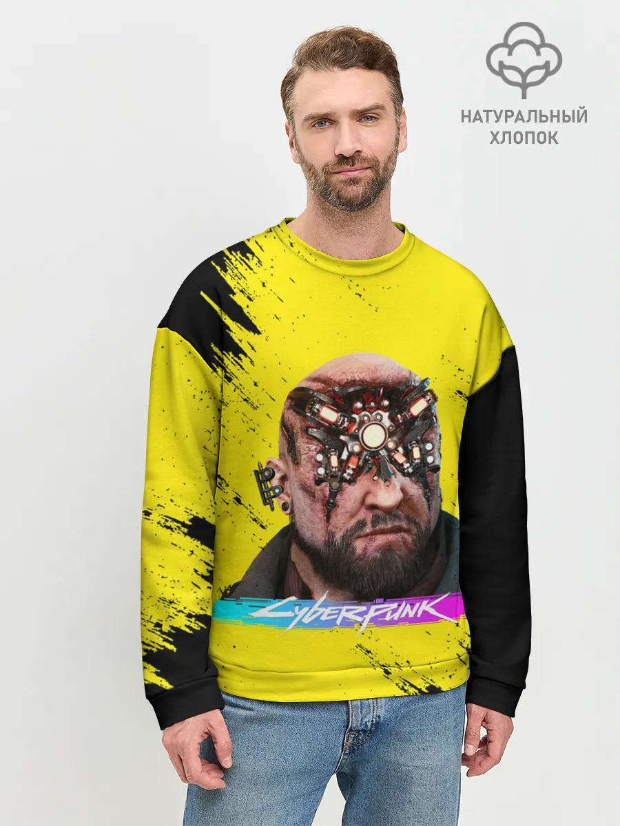 Мужской свитшот базовый / CD Projekt | CYBERPUNK 2077