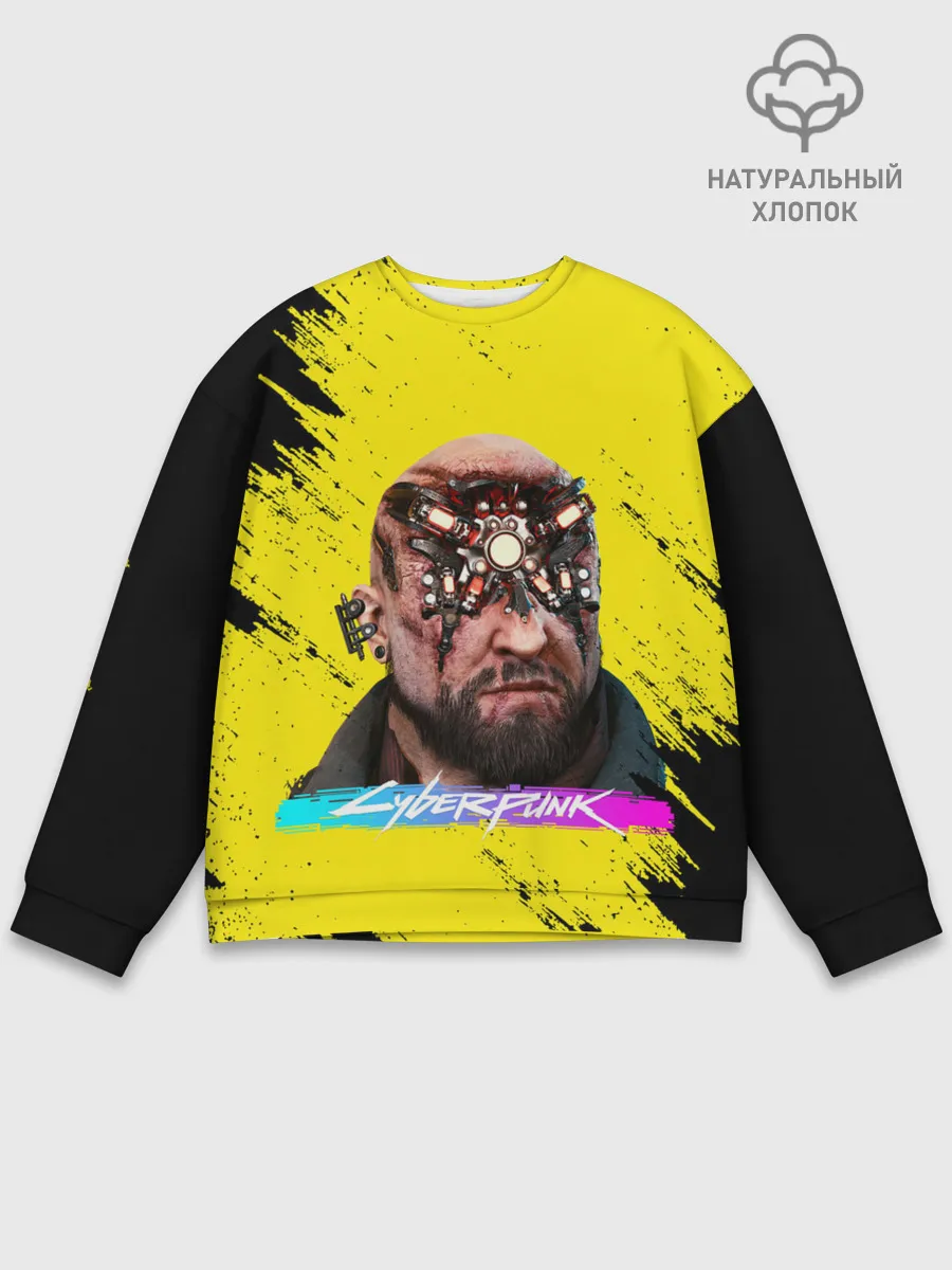 Мужской свитшот базовый / CD Projekt | CYBERPUNK 2077